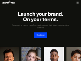 'fourthwall.com' screenshot