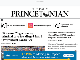 'dailyprincetonian.com' screenshot