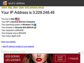 'aruljohn.com' screenshot