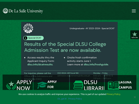 'dlsu.edu.ph' screenshot