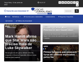 'labdicasjornalismo.com' screenshot