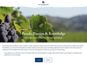 'winebow.com' screenshot