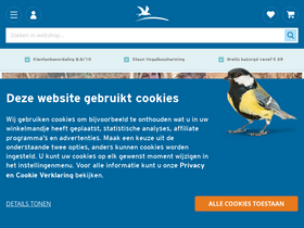 'vogelbeschermingshop.nl' screenshot