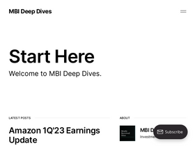'mbi-deepdives.com' screenshot