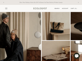 'ecologyst.com' screenshot