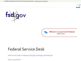 'fsd.gov' screenshot
