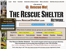 'rescueshelter.com' screenshot