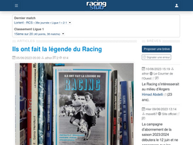 'racingstub.com' screenshot