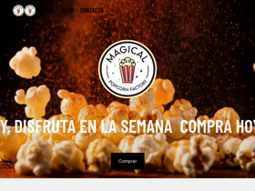 magicalpopcorn.com homepage screenshot