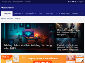 'designervn.net' screenshot