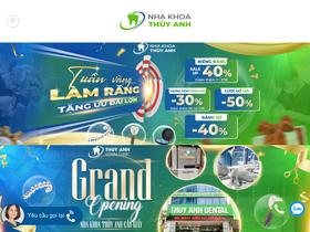 'nhakhoathuyanh.com' screenshot