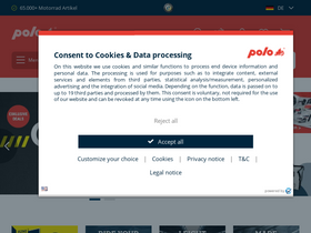 'polo-motorrad.com' screenshot