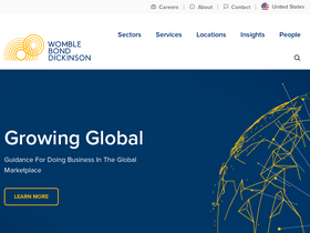 'womblebonddickinson.com' screenshot