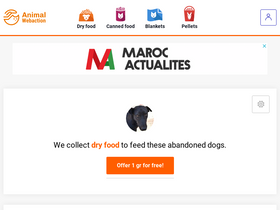'animalwebaction.com' screenshot