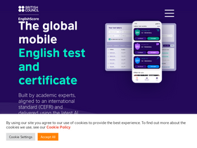 'englishscore.com' screenshot