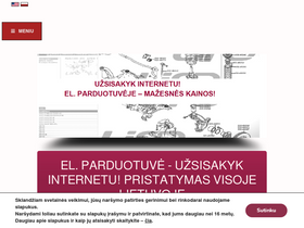 'lirosta.lt' screenshot