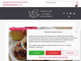 'receptypanicuby.cz' screenshot