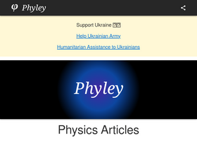 'phyley.com' screenshot