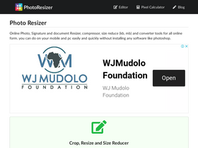 'photoresizer.net' screenshot