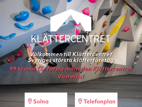 'klattercentret.se' screenshot