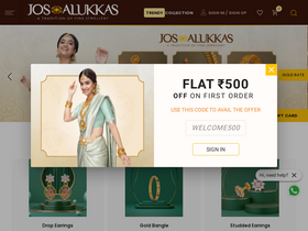 'josalukkasonline.com' screenshot