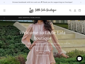 Lotus Boutique homepage screenshot