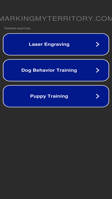 markingmyterritory.com