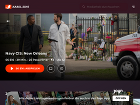 'kabeleins.de' screenshot
