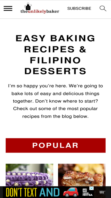 theunlikelybaker.com