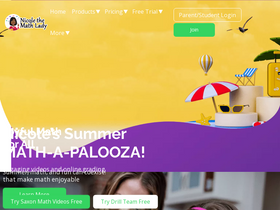 'nicolethemathlady.com' screenshot