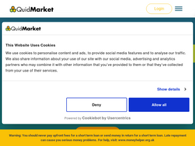 'quidmarketloans.com' screenshot
