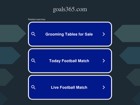 'goals365.com' screenshot