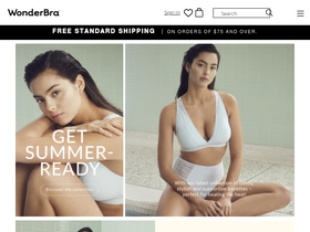 'wonderbra.ca' screenshot