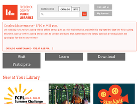 'fcpl.org' screenshot