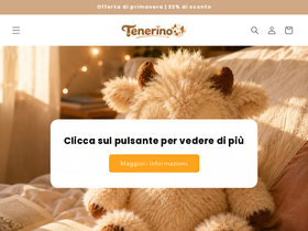tenerino.store homepage screenshot