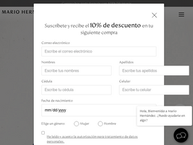 'mariohernandez.com.co' screenshot