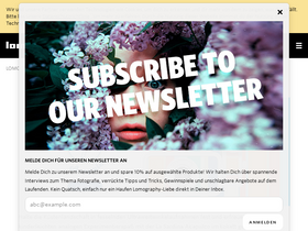 'lomography.de' screenshot