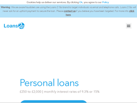 'loans2go.co.uk' screenshot