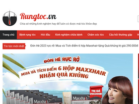 'rungtoc.vn' screenshot