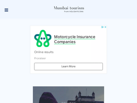 'mumbaitourism.travel' screenshot