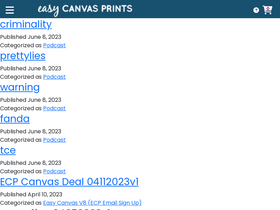 'easycanvasprintsdeals.com' screenshot