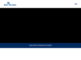 'bankofthejames.bank' screenshot