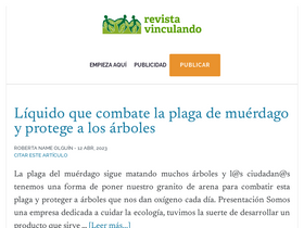 'vinculando.org' screenshot