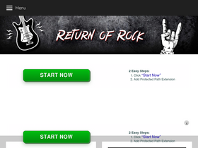 'returnofrock.com' screenshot