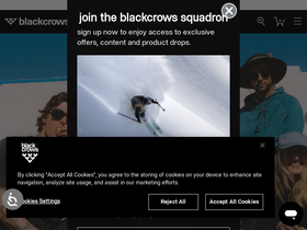 'black-crows.com' screenshot