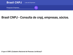 'brasilcnpj.org' screenshot