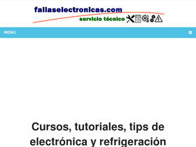 'fallaselectronicas.com' screenshot