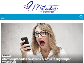 'metodosparaligar.com' screenshot