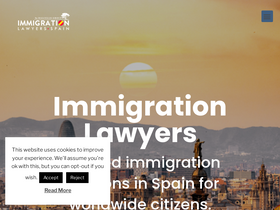 'immigrationspain.es' screenshot