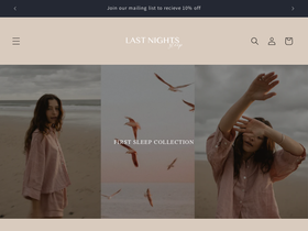 lastnightssleep.com homepage screenshot